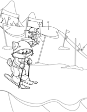 Skiing