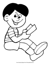 School Coloring Page Book Worm Primarygames Play Free Pages