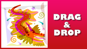Chinese Dragon Drag & Drop Puzzle