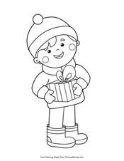 Boy With Present