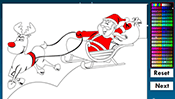 Santa Online Coloring