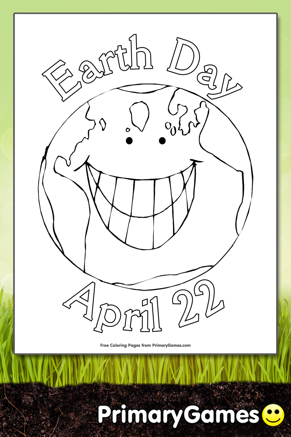 Earth Day Coloring Page | Printable Earth Day Coloring eBook - PrimaryGames
