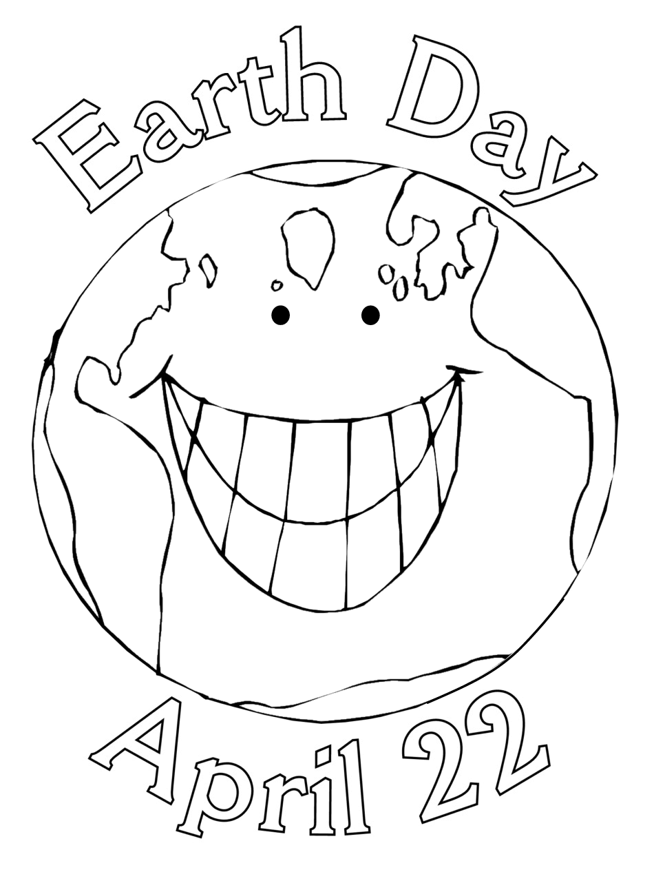 April Coloring Page