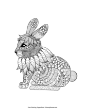 Zentangle Rabbit