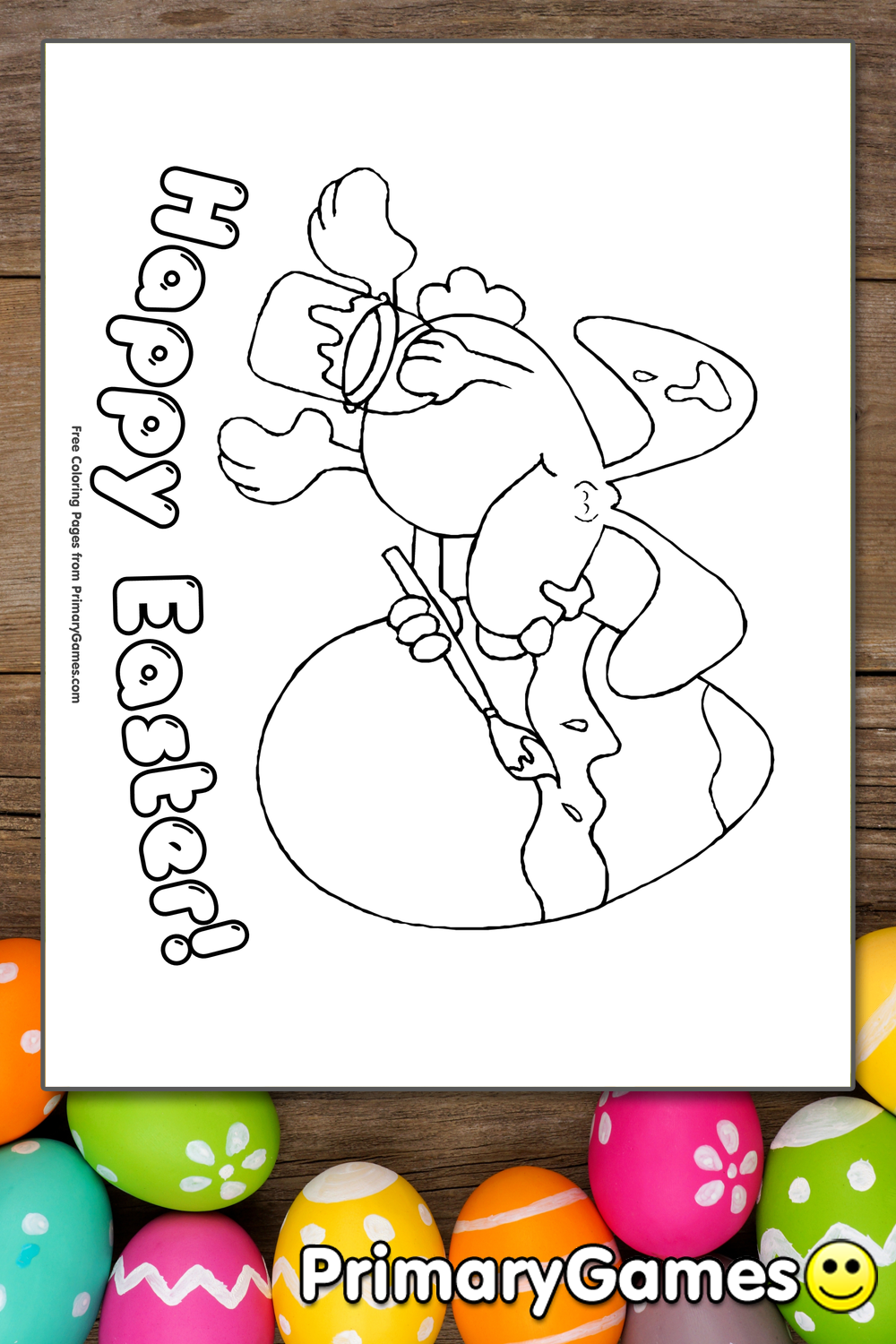 easter bunny coloring pages games cool - photo #12