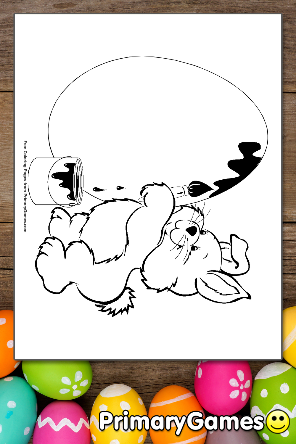 easter bunny coloring pages games cool - photo #6