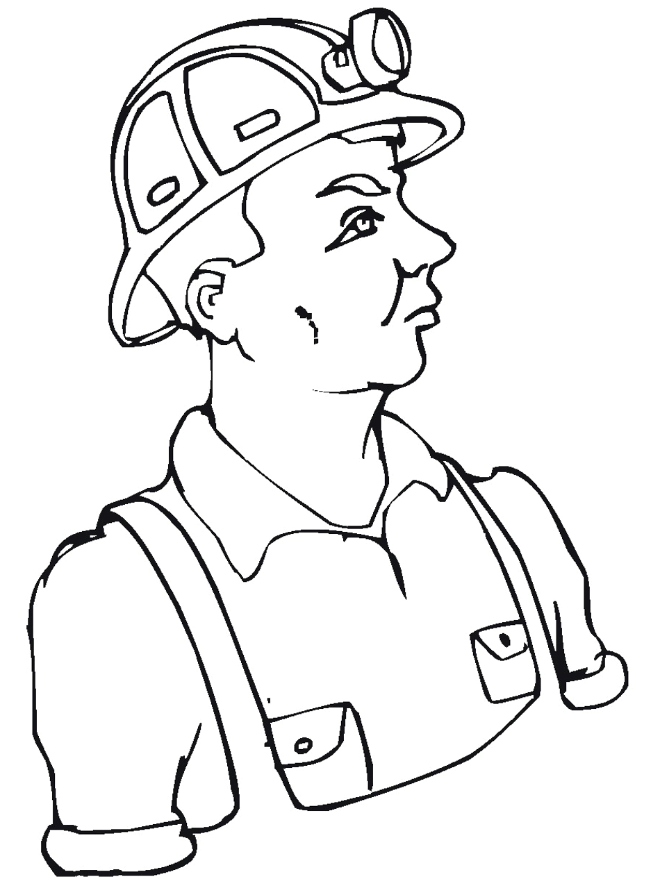 miner coloring pages - photo #6