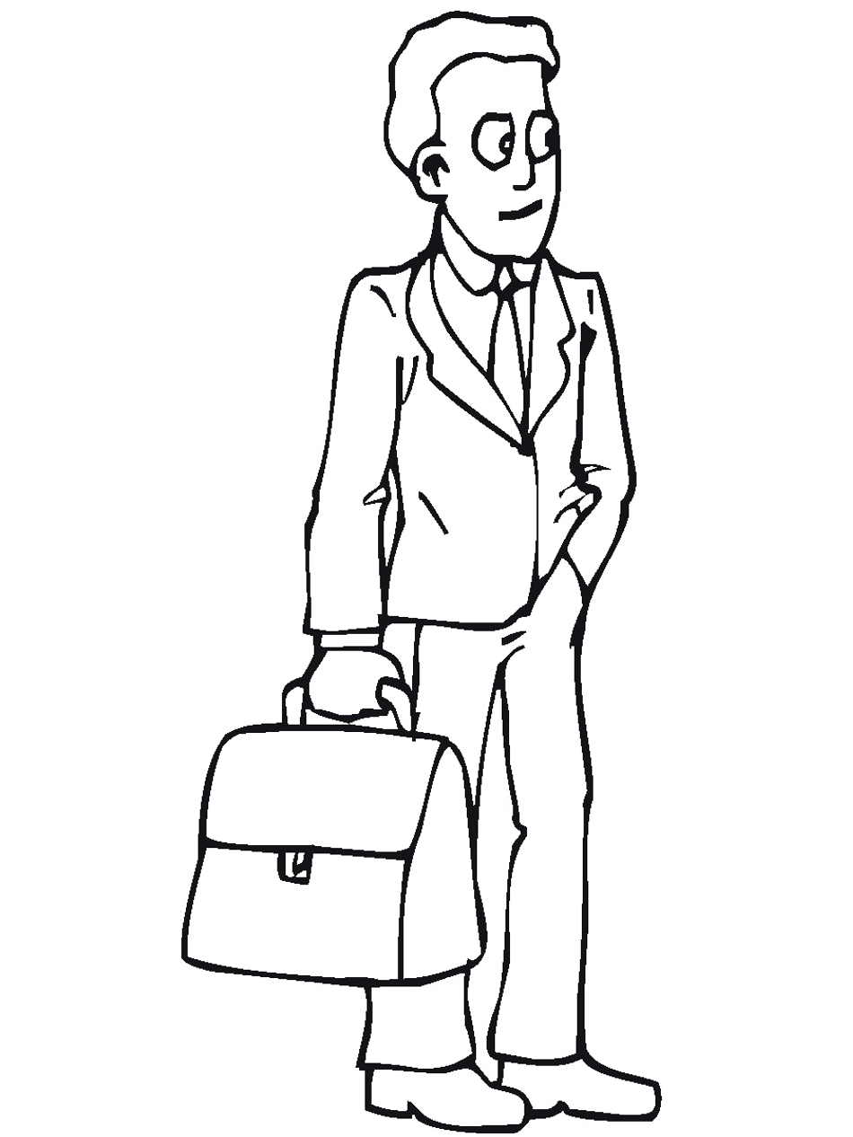 Labor Day Coloring Page Lawyer PrimaryGames Play Free