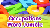 Occupations Word Jumble
