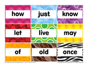 First Grade Sight Words: How to Once