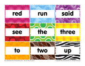 Pre-K Sight Words: Red to Up