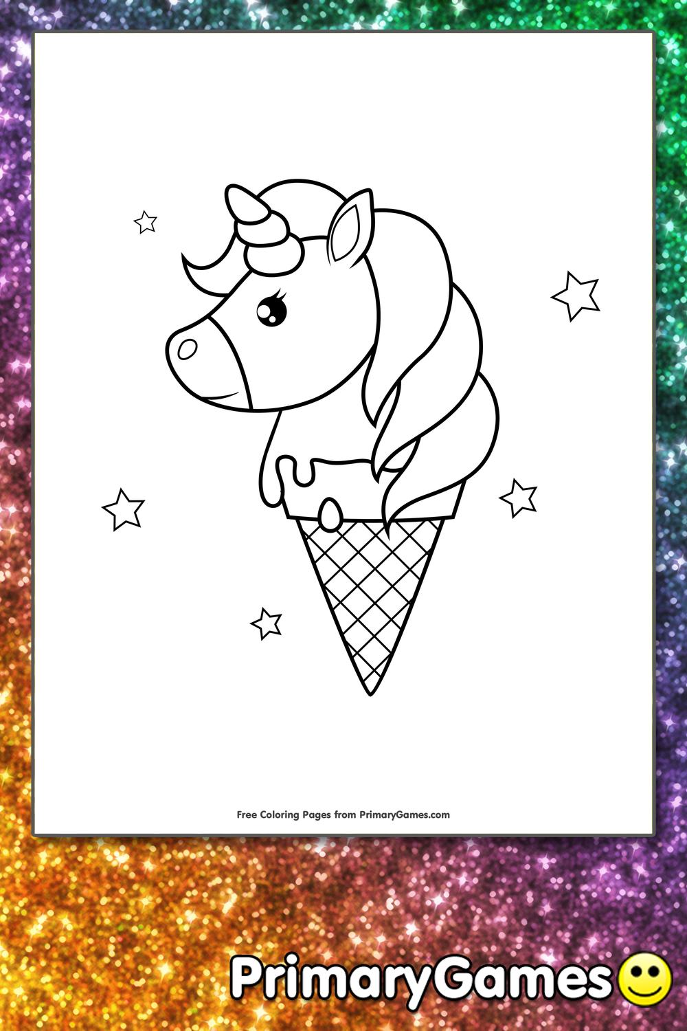 Get Inspired For Unicorn Ice Cream Coloring Pages | AnyOneForAnyaTeam
