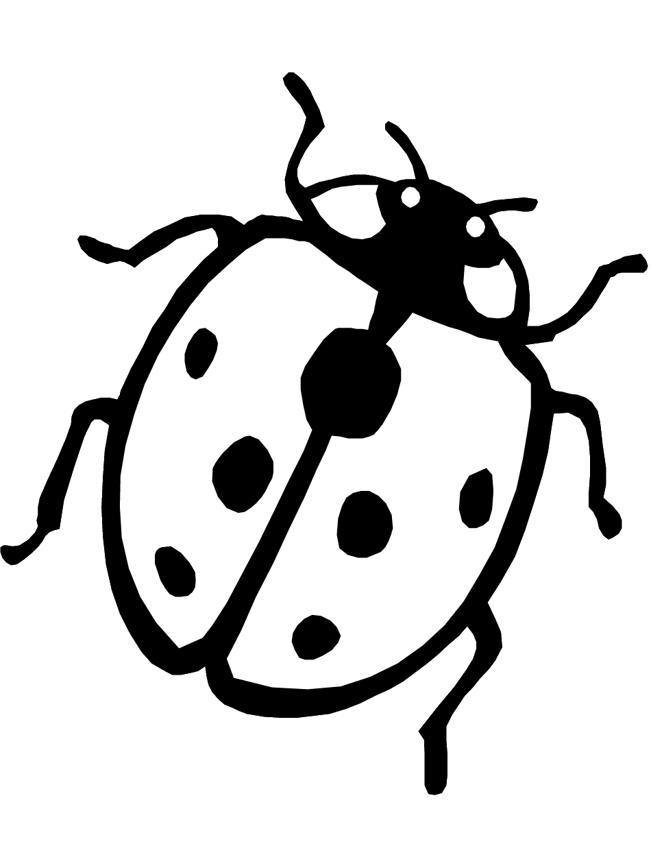 Ladybug Coloring Page | Printable Spring Coloring eBook ...