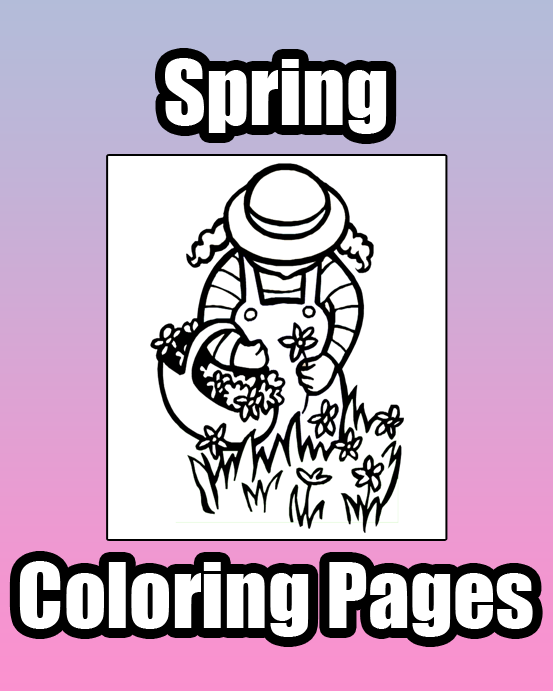 spring coloring pages printable coloring ebook primarygames
