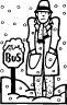 Snow at Bus Stop
