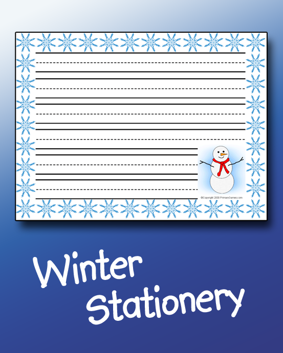 winter stationery primarygames play free online games winter stationery
