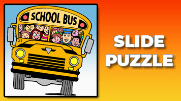 School Bus Slide Puzzle