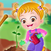 Baby Hazel Gardening Time