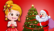 Baby Hazel Christmas Dressup