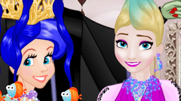 Princess Hairstyles Dress up Game