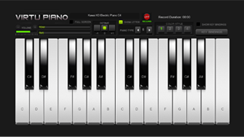 Es decir Indiferencia tirano Virtual Piano | Play Virtual Piano on PrimaryGames