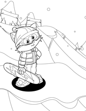 Winter Coloring Pages â€¢ FREE Printable PDF from PrimaryGames