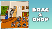 Back To School Drag & Drop Puzzle