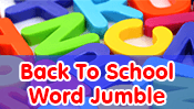 Back To School Word Jumble