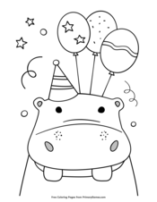 Download Happy Birthday Coloring Pages Free Printable Pdf From Primarygames