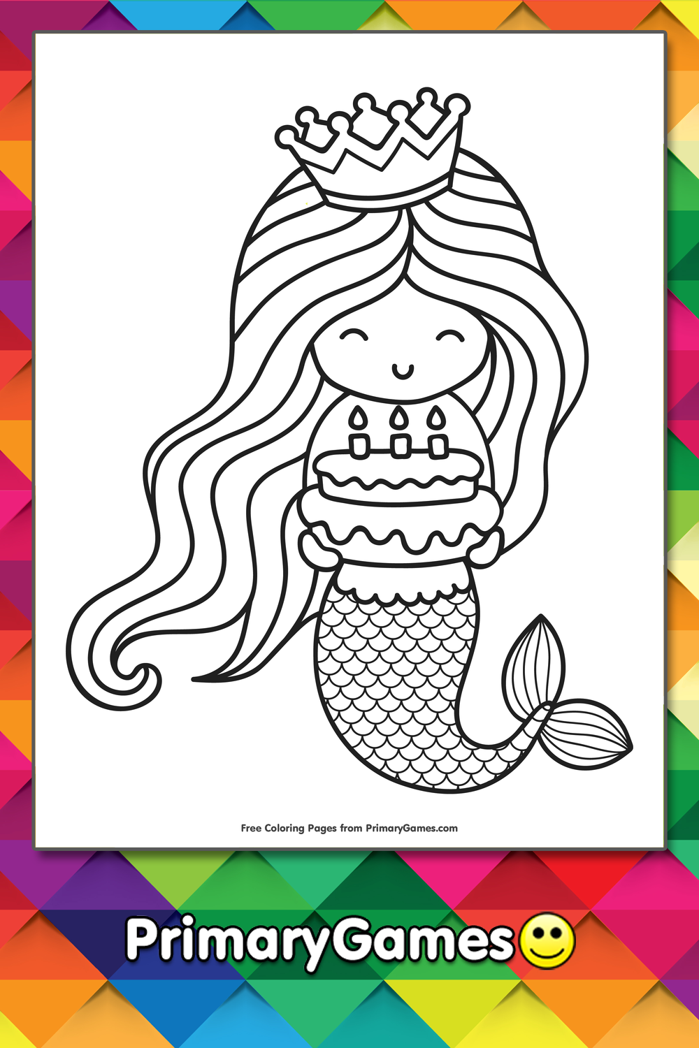 Mermaid Coloring Book for Kids: Activity Book Fun with Mazes, Word Search,  Tic Tac Toe, Dot to Dot, Coloring Pages & Scissor Skills -- 100 Magical