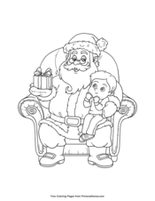 FREE Printable Gingerbread Girl Coloring Page – The Art Kit