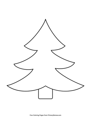 pine tree coloring pages