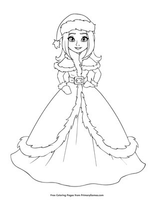 Flame Princess coloring page  Free Printable Coloring Pages