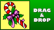 Candy Cane Drag & Drop Puzzle
