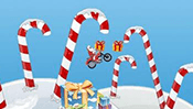 Santa Motocross Action
