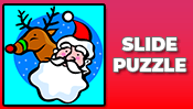 Santa and Rudolph Slide Puzzle