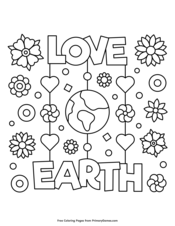 Earth Day Coloring Pages • FREE Printable PDF from PrimaryGames