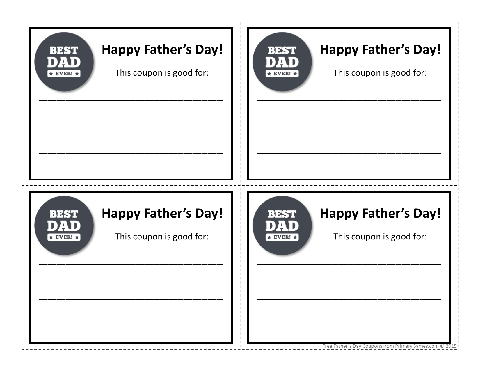 Father's day coupons to sales print