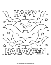 free halloween coloring pages to print out