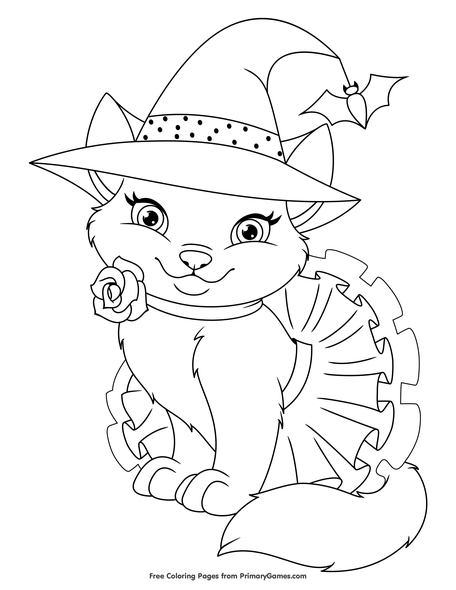 Color Pages Halloween Cats / Halloween Cats Free Printable Templates Coloring Pages Firstpalette Com : Scary ghost coloring pages, cats, bats coloring pages, pumpkins, coloring pages of witches and scarecrows are just a few of the many printable halloween coloring pages, coloring sheets and halloween coloring pictures in this section.