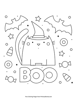 Printable Boxy Boo Coloring Pages Free For Kids And Adults