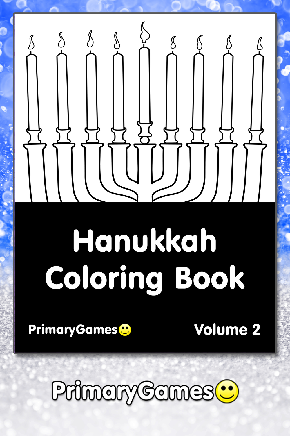 Hanukkah Coloring eBook: Hanukkah Coloring eBook: Volume 2 • FREE