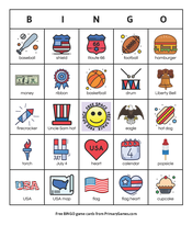 Fourth of July BINGO