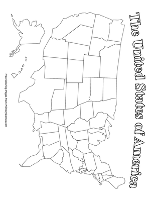 united states of america coloring pages