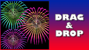 Fireworks Drag & Drop Puzzle