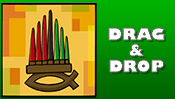 Kwanzaa Drag & Drop Puzzle