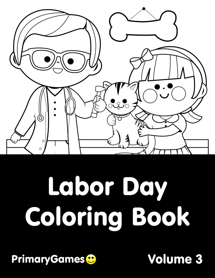 Labor Day Coloring eBook: Labor Day Coloring eBook: Volume 3 • FREE