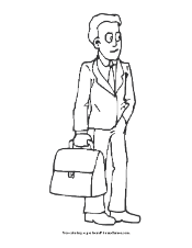 coloring pages lawyer