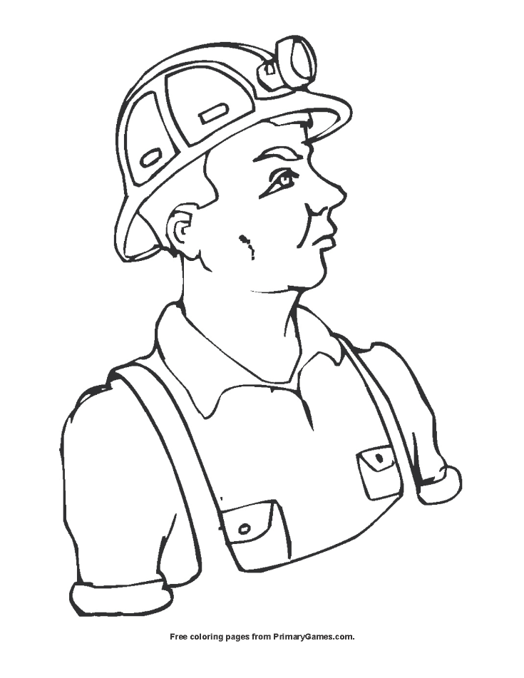 Coal Mining Coloring Pages