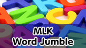 Martin Luther King Word Jumble